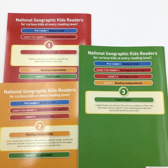 11 National Geographic Kids Readers Books Level 1 2 3 Historical Nonfiction - Picture 9 of 11